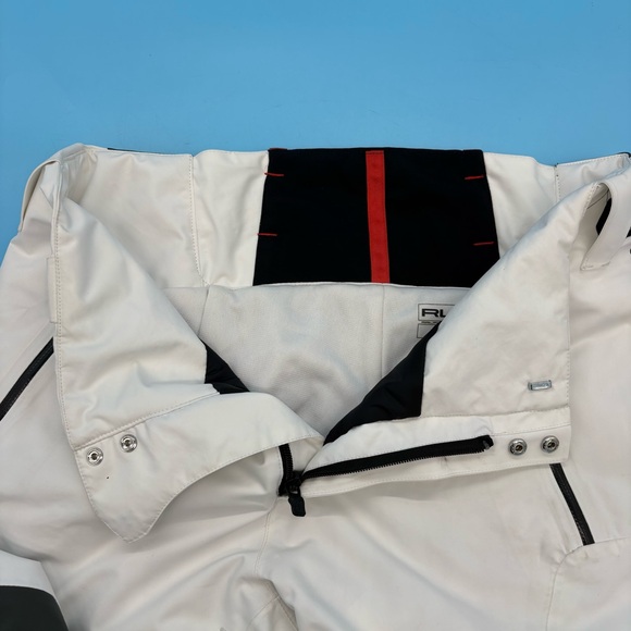 RLX Ralph Lauren Ski Pants Size M White Black Waterproof Snowboard - Picture 6 of 12